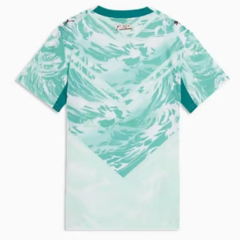 Camiseta Portugal 2ª Equipación Mundial 2026 Verde/Blanco Mujer