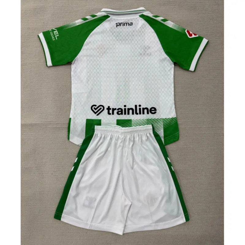 Camiseta Real Betis 1ª Equipación 2026/2027 Verde/Blanco Niño Kit con Parche La Liga
