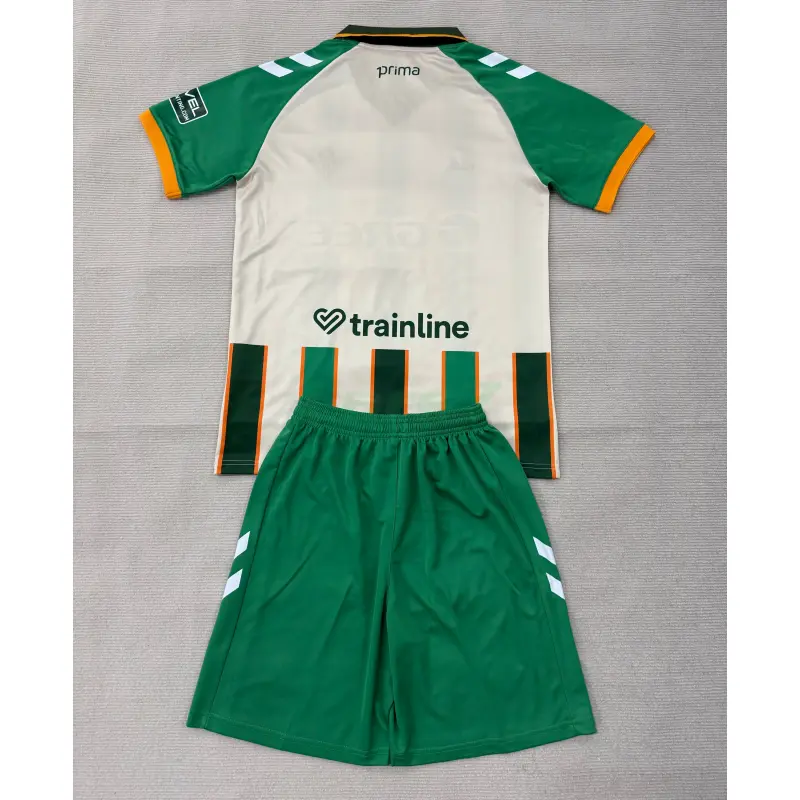Camiseta Real Betis 2025/2026 Edición Especial Verde/Blanco/Naranja Niño Kit