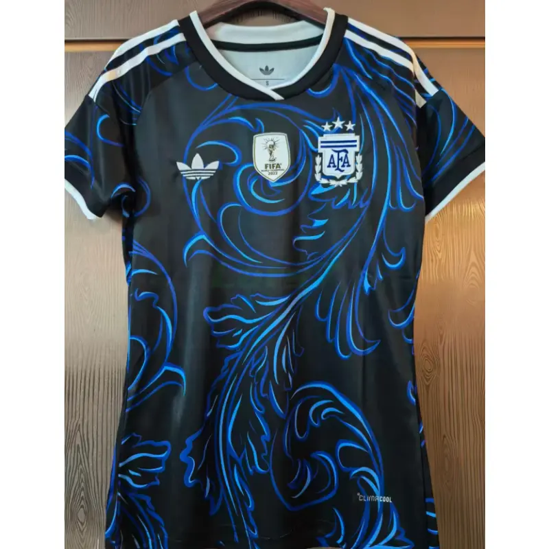 Camiseta Argentina 2ª Equipación Mundial 2026 Azul Mujer con FIFA2022