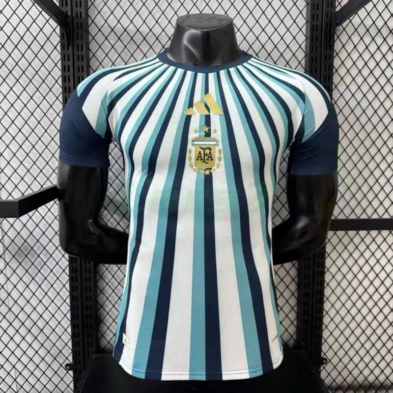 Camiseta Argentina 2026 Edición Especial Blanco/Azul/Negro (EDICIÓN JUGADOR)