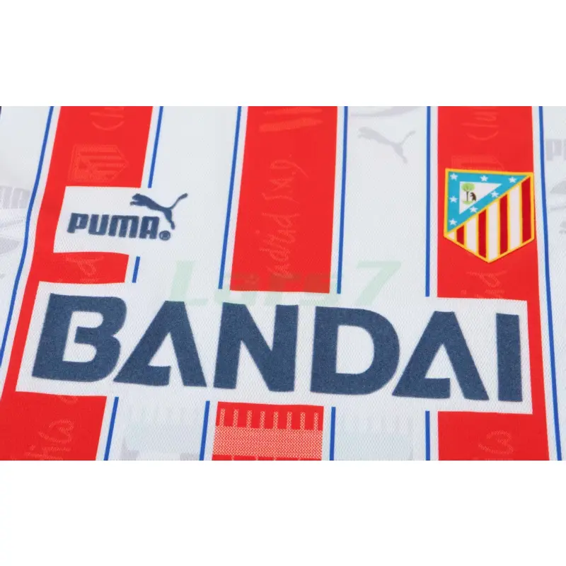 Camiseta Atletico de Madrid 1ª Equipación Retro 1996/1997 Rojo/Blanco Niño Kit