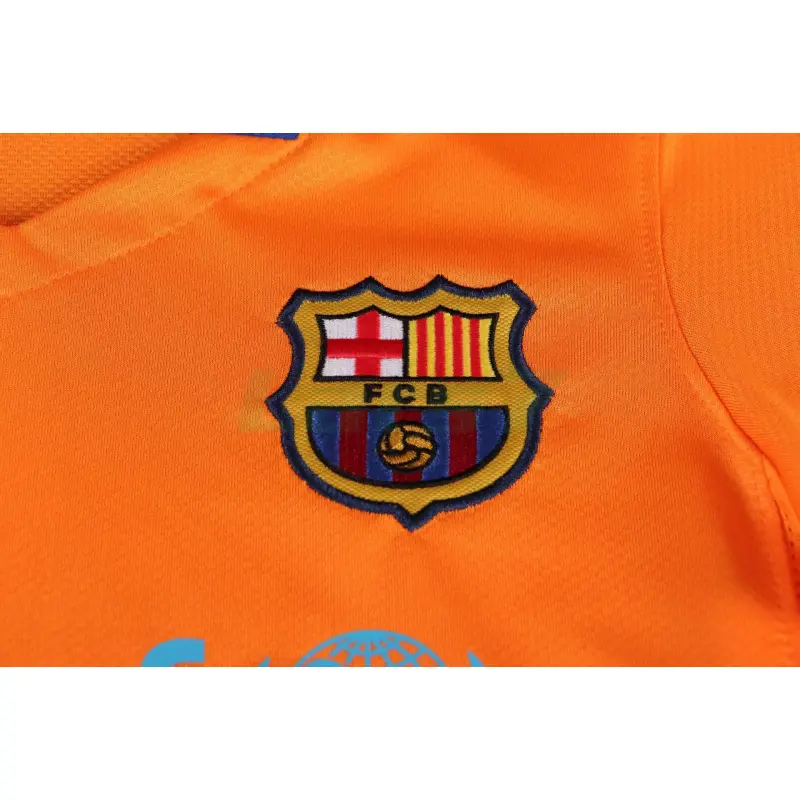 Camiseta Barcelona 2ª Equipación Retro 2006/2007 Naranja Niño Kit