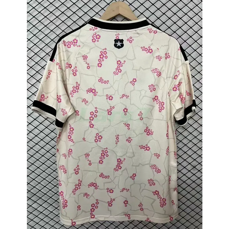 Camiseta Chile 2ª Equipación Mundial 2026 Beige/Rosa