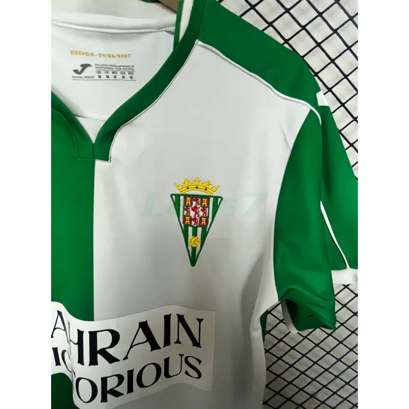 Camiseta Córdoba CF 2026/2027 Verde/Blanco Versión Retro