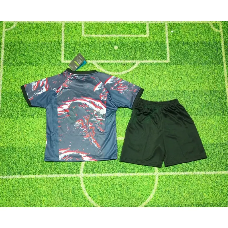Camiseta de Portero Inglaterra Hollywood Mundial 2026 Negro Niño Kit