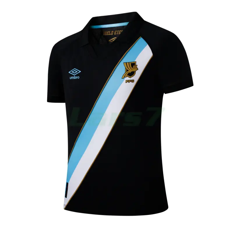 Camiseta Guatemala 2ª Equipación Mundial 2026 Negro/Blanco/Azul