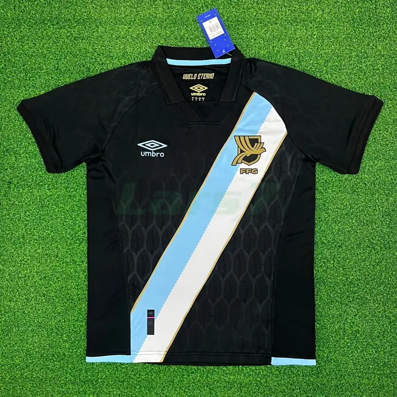 Camiseta Guatemala 2ª Equipación Mundial 2026 Negro/Blanco/Azul