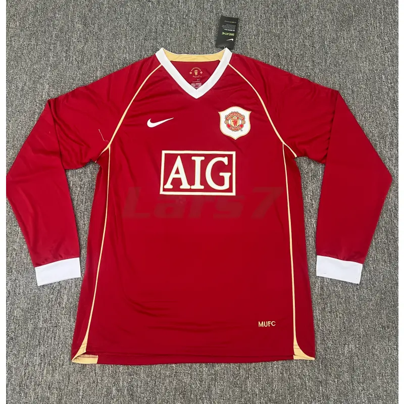 Camiseta Manchester United 1ª Equipación Retro 2006/07 ML Rojo
