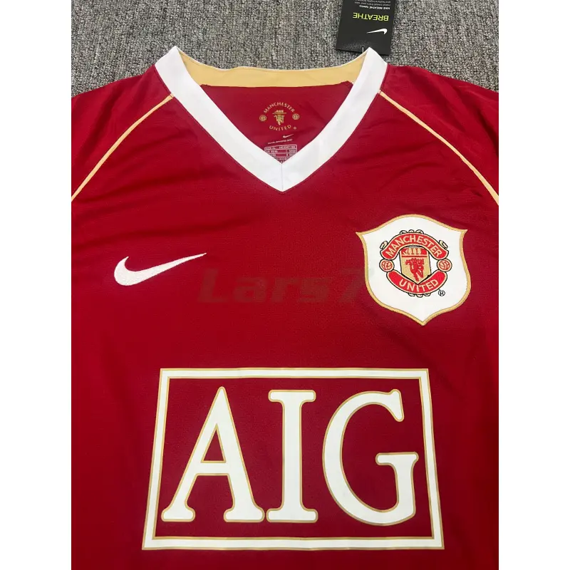 Camiseta Manchester United 1ª Equipación Retro 2006/07 ML Rojo