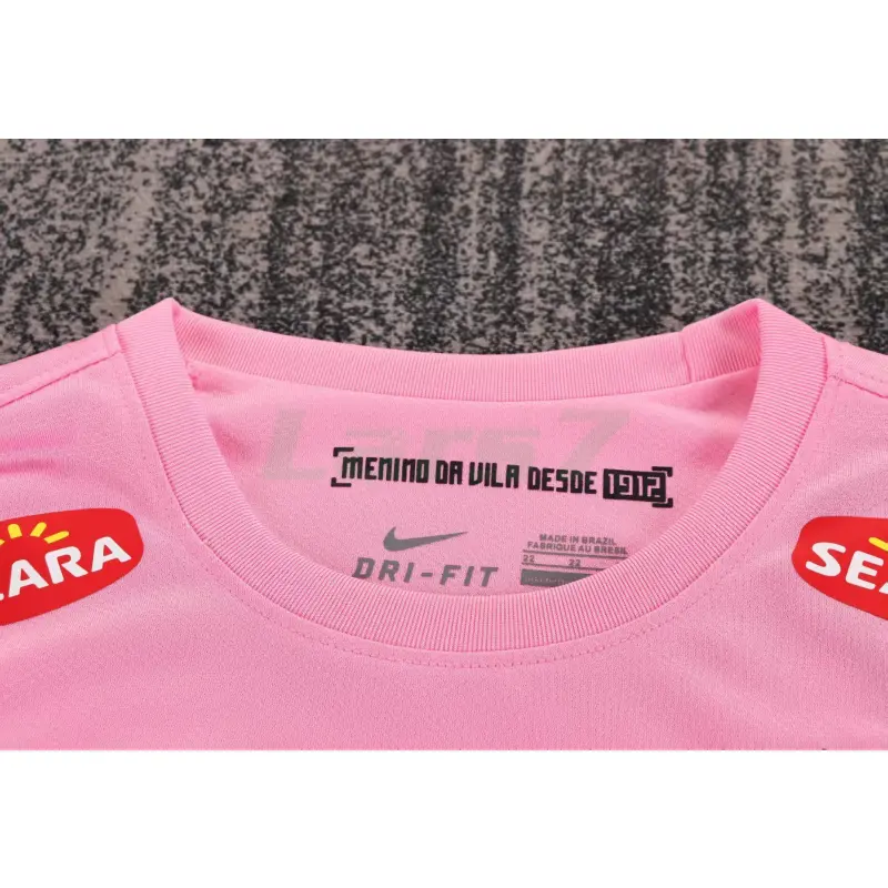 Camiseta Santos FC Retro 2013 ML Rosa Niño Kit