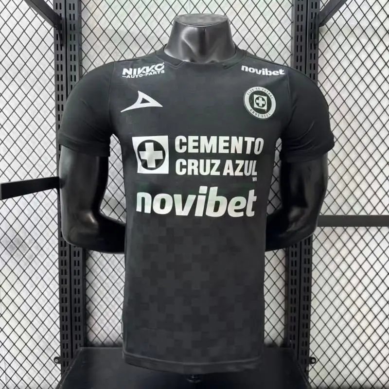 Camiseta Cruz Azul 3ª Equipación 2025/2026 Negro (EDICIÓN JUGADOR)