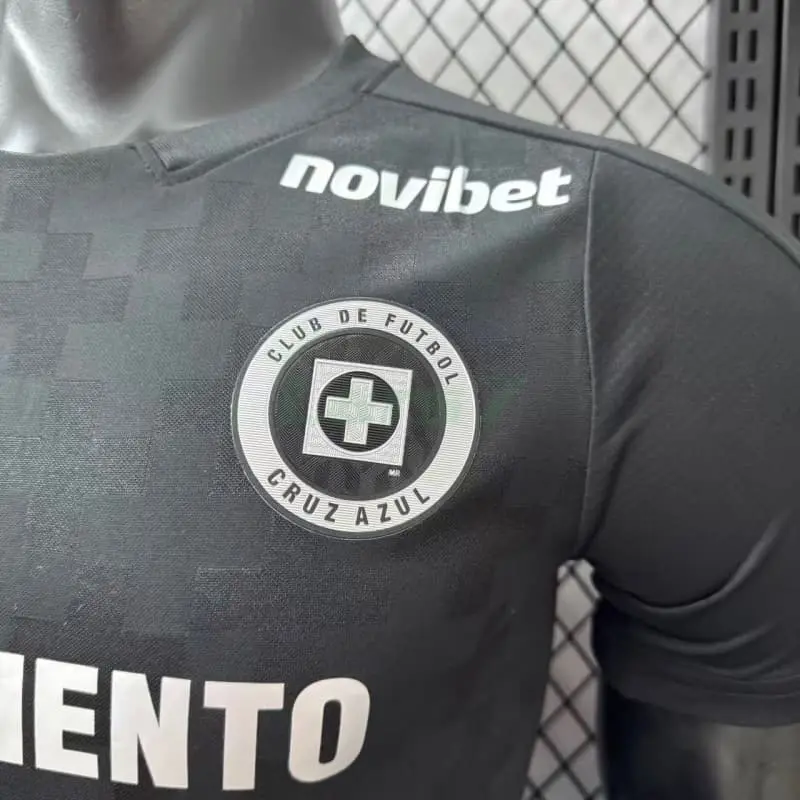 Camiseta Cruz Azul 3ª Equipación 2025/2026 Negro (EDICIÓN JUGADOR)