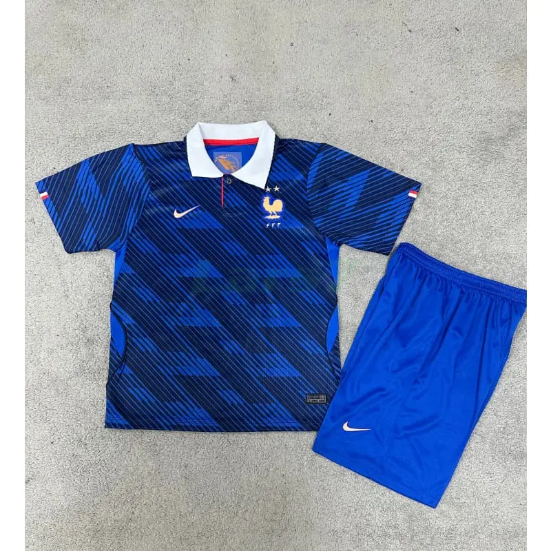 Camiseta Francia 1ª Equipación Mundial 2026 Azul Niño Kit