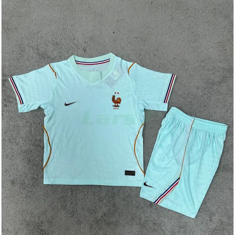 Camiseta Francia 2ª Equipación Mundial 2026 Verde Menta Niño Kit
