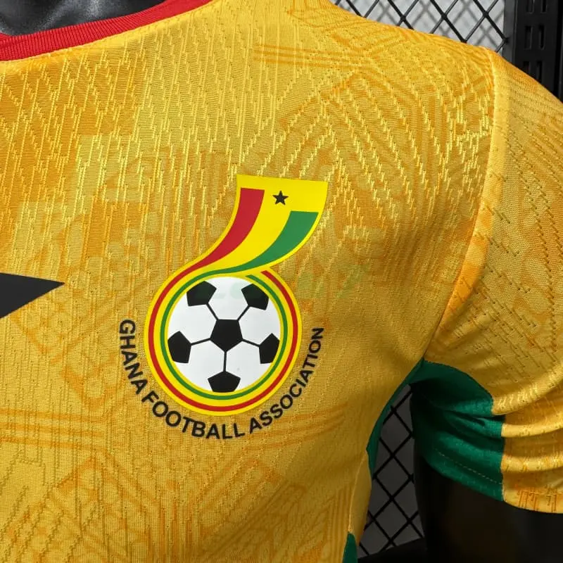 Camiseta Ghana 2ª Equipación Mundial 2026 Amarillo (EDICIÓN JUGADOR)