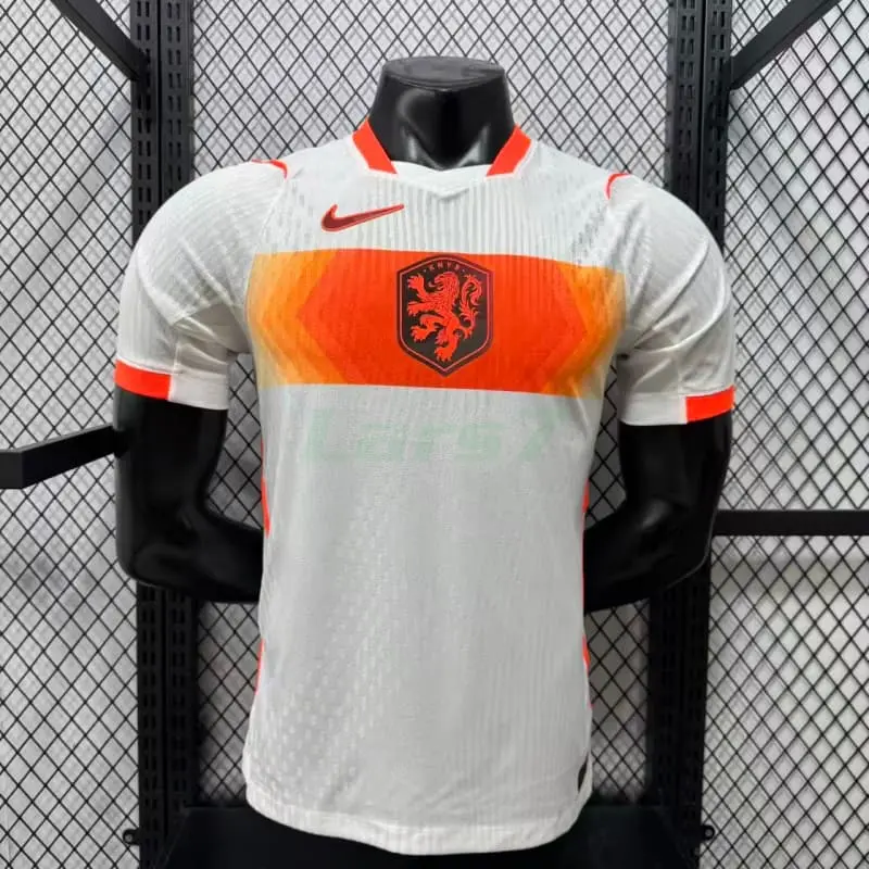 Camiseta Holanda 2ª Equipación Mundial 2026 Blanco (EDICIÓN JUGADOR)