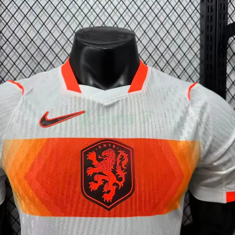 Camiseta Holanda 2ª Equipación Mundial 2026 Blanco (EDICIÓN JUGADOR)