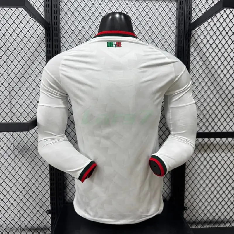 Camiseta México 2ª Equipación Mundial 2026 ML Blanco (EDICIÓN JUGADOR)