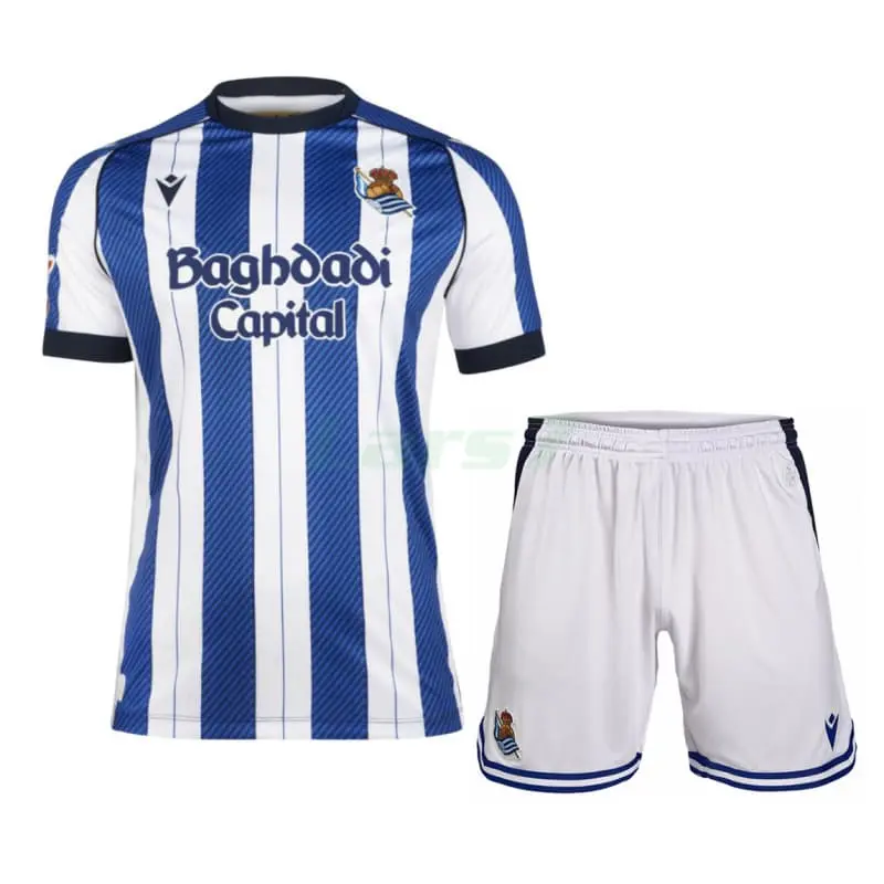 Camiseta Real Sociedad 1ª Equipación 2025/2026 Niño Kit