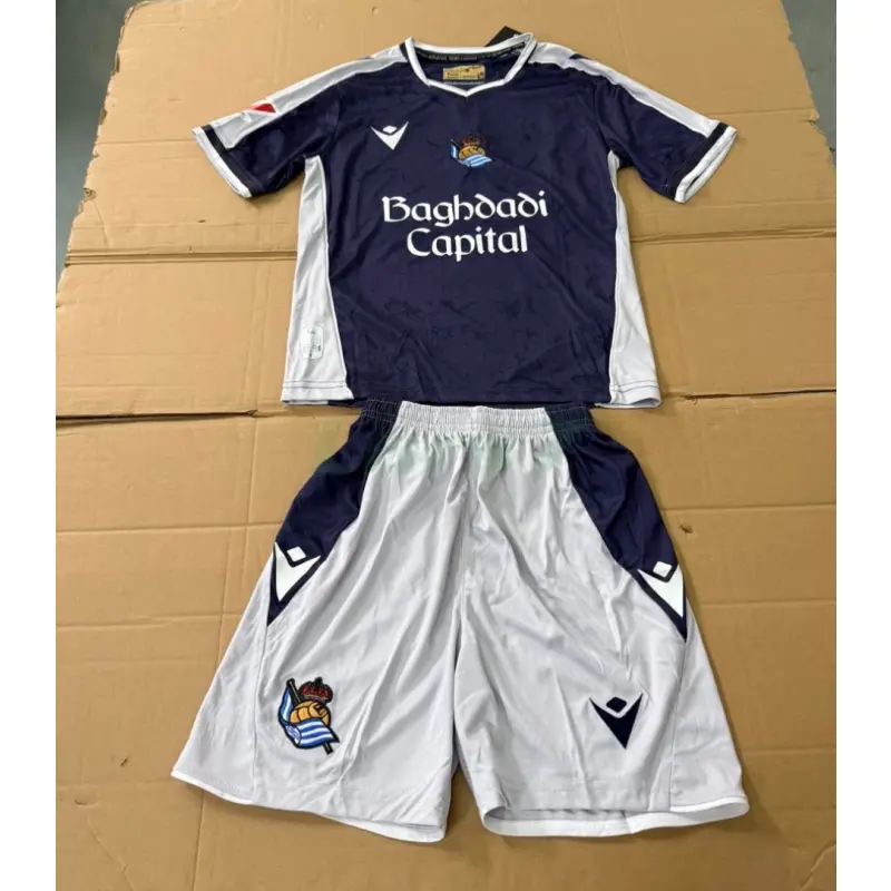 Camiseta Real Sociedad 2ª Equipación 2025/2026 Niño Kit