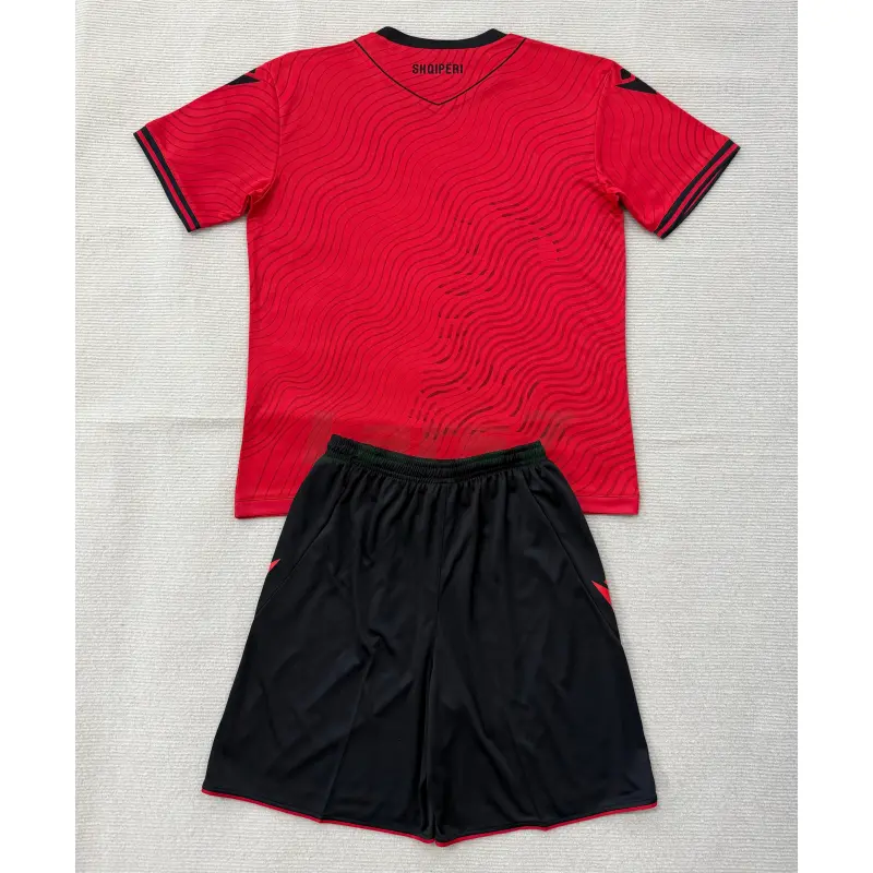 Camiseta Albania 1ª Equipación Mundial 2026 Rojo Niño Kit