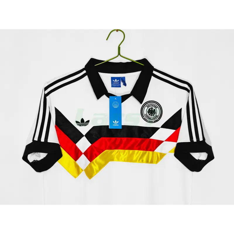 Camiseta Alemania 1ª Equipación Retro 1988/1989 Blanco