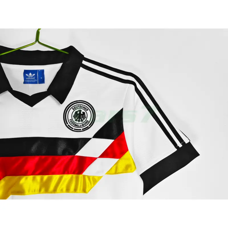 Camiseta Alemania 1ª Equipación Retro 1988/1989 Blanco