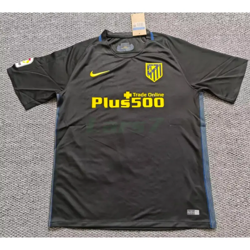 Camiseta Atletico de Madrid 2ª Equipación Retro 2016/2017 Negro