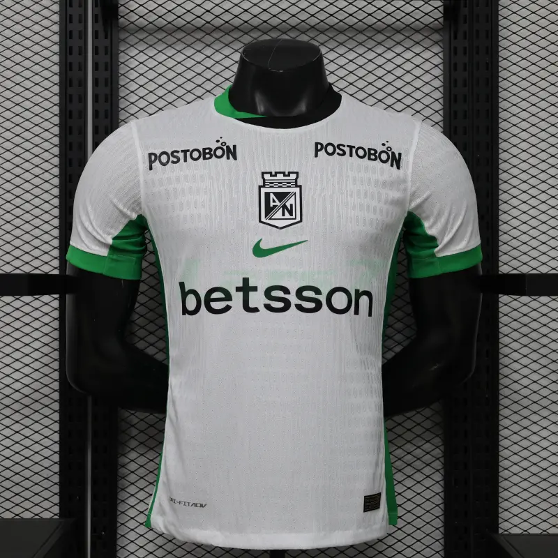 Camiseta Atlético Nacional 2ª Equipación 2026/2027 Blanco/Verde (EDICIÓN JUGADOR)