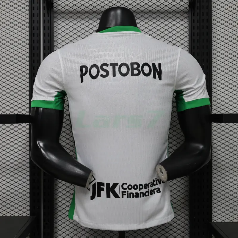 Camiseta Atlético Nacional 2ª Equipación 2026/2027 Blanco/Verde (EDICIÓN JUGADOR)