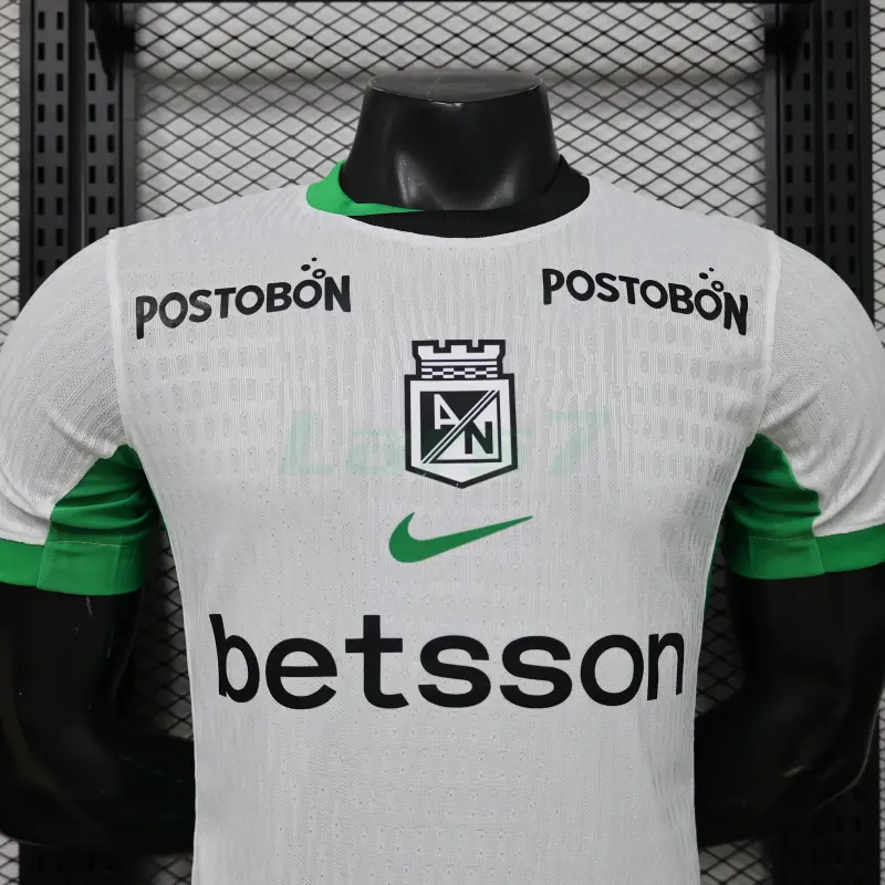 Camiseta Atlético Nacional 2ª Equipación 2026/2027 Blanco/Verde (EDICIÓN JUGADOR)