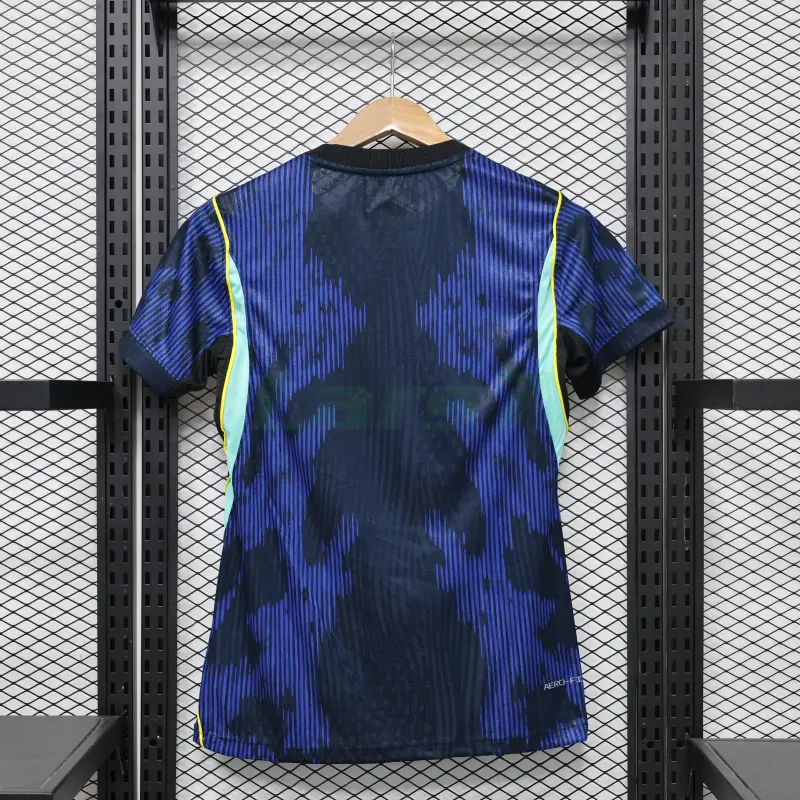 Camiseta Brasil 2ª Equipación Mundial 2026 Azul Mujer (EDICIÓN JUGADOR)