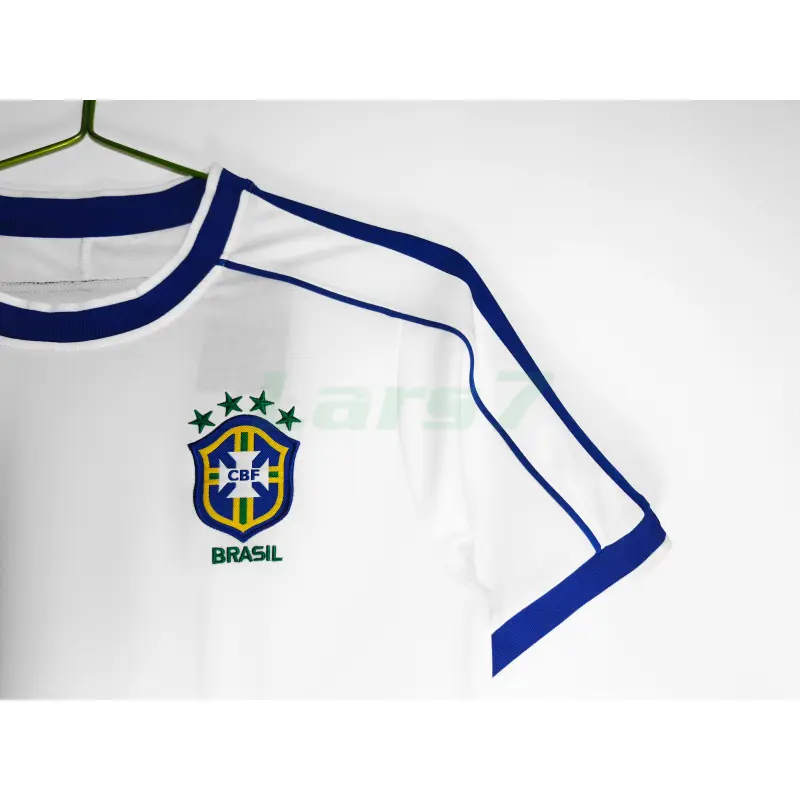 Camiseta Brasil Retro 1998 Blanco