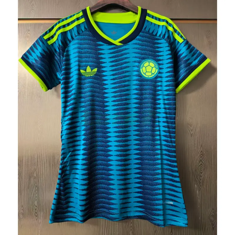 Camiseta Colombia 2ª Equipación Mundial 2026 Azul Mujer