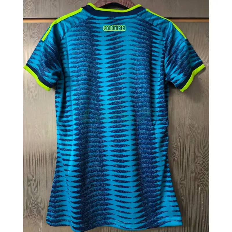 Camiseta Colombia 2ª Equipación Mundial 2026 Azul Mujer