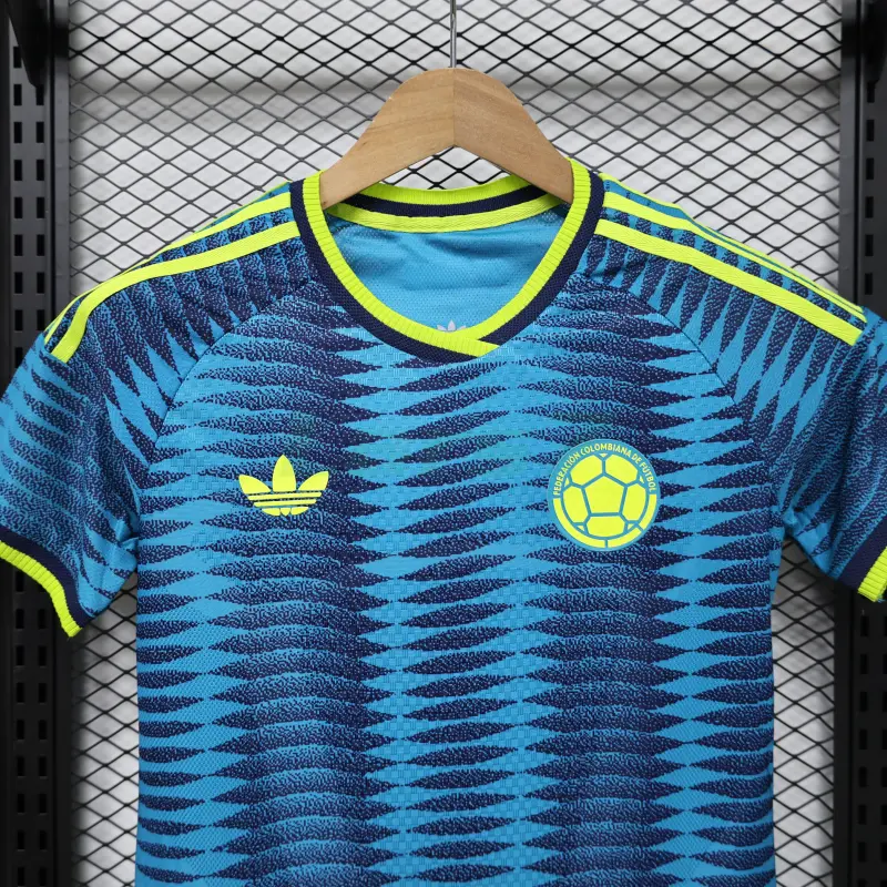 Camiseta Colombia 2ª Equipación Mundial 2026 Azul Mujer (EDICIÓN JUGADOR)
