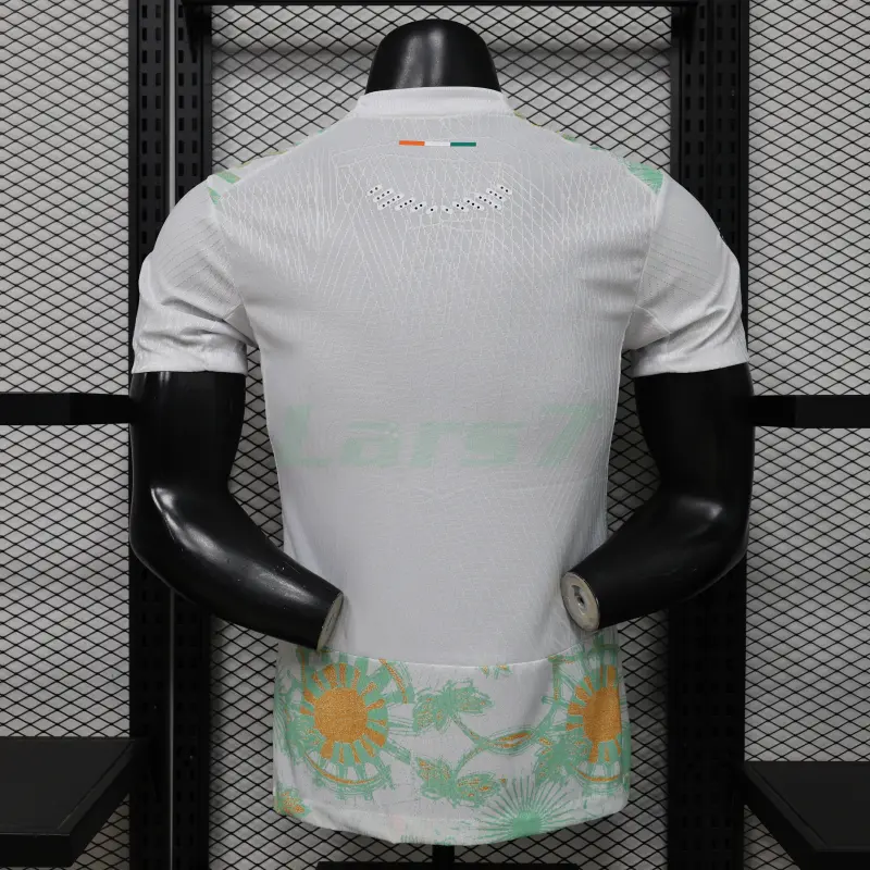 Camiseta Costa de Marfil 2ª Equipación Mundial 2026 Blanco (EDICIÓN JUGADOR)