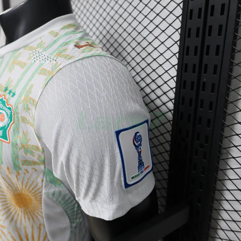 Camiseta Costa de Marfil 2ª Equipación Mundial 2026 Blanco (EDICIÓN JUGADOR)