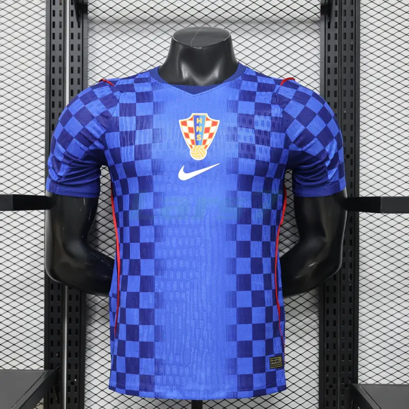 Camiseta Croacia 2ª Equipación Mundial 2026 Azul (EDICIÓN JUGADOR)