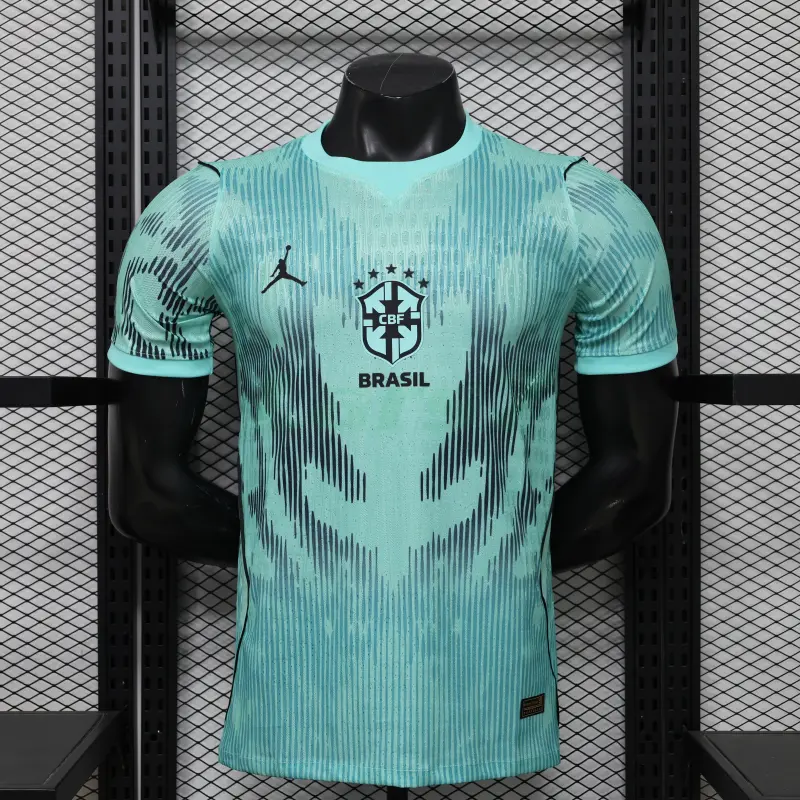 Camiseta de Portero Brasil Mundial 2026 Verde Menta (EDICIÓN JUGADOR)