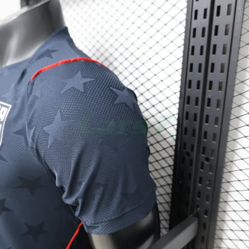 Camiseta EE.UU 2ª Equipación Mundial 2026 Negro Obsidiana (EDICIÓN JUGADOR)