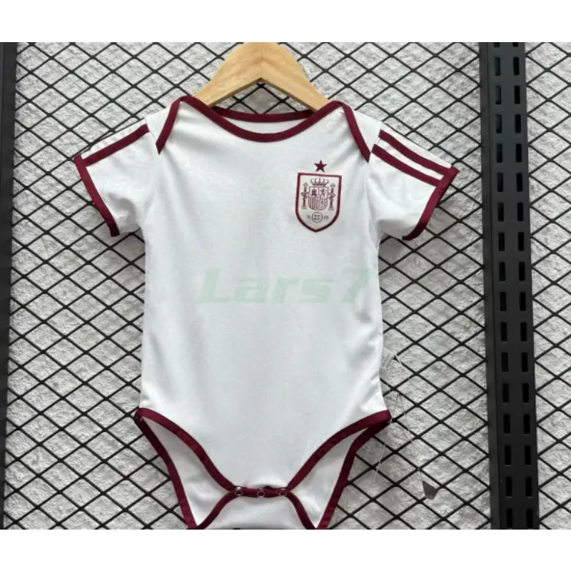 Camiseta España 2ª Equipación Mundial 2026 Blanco Baby