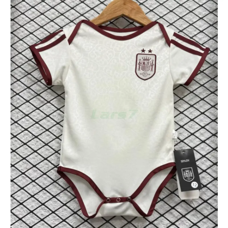Camiseta España 2ª Equipación Mundial 2026 Blanco Baby 2 Estrellas