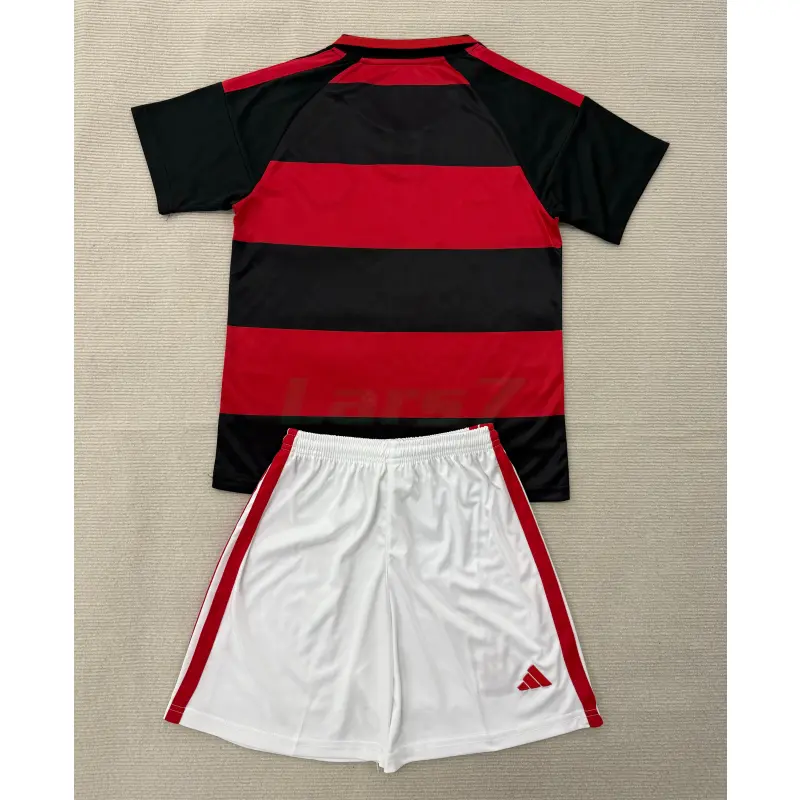 Camiseta Flamengo 1ª Equipación 2026/2027 Rojo/Negro Niño Kit