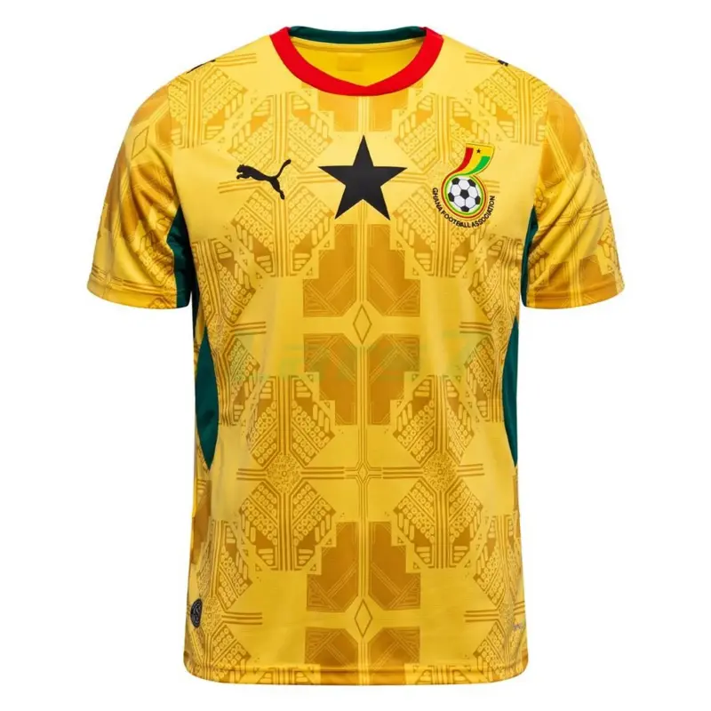 Camiseta Ghana 2ª Equipación Mundial 2026 Amarillo