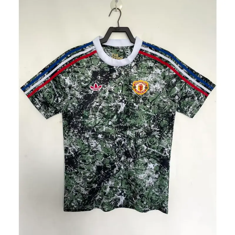Camiseta Manchester United x Stone Roses 2026/2027 Edición Especial Gris/Verde