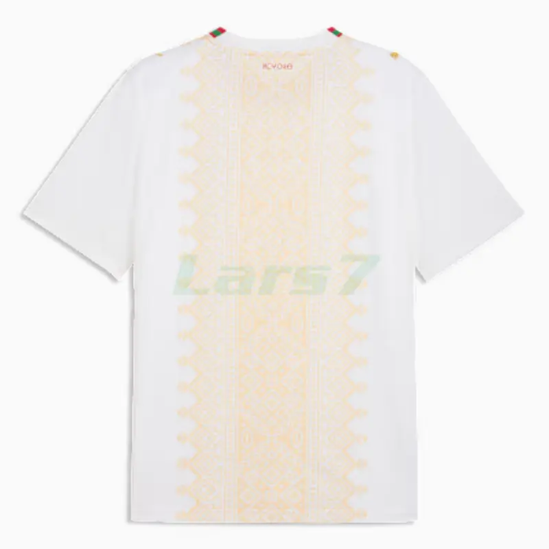 Camiseta Marruecos 2ª Equipación Mundial 2026 Blanco/Oro