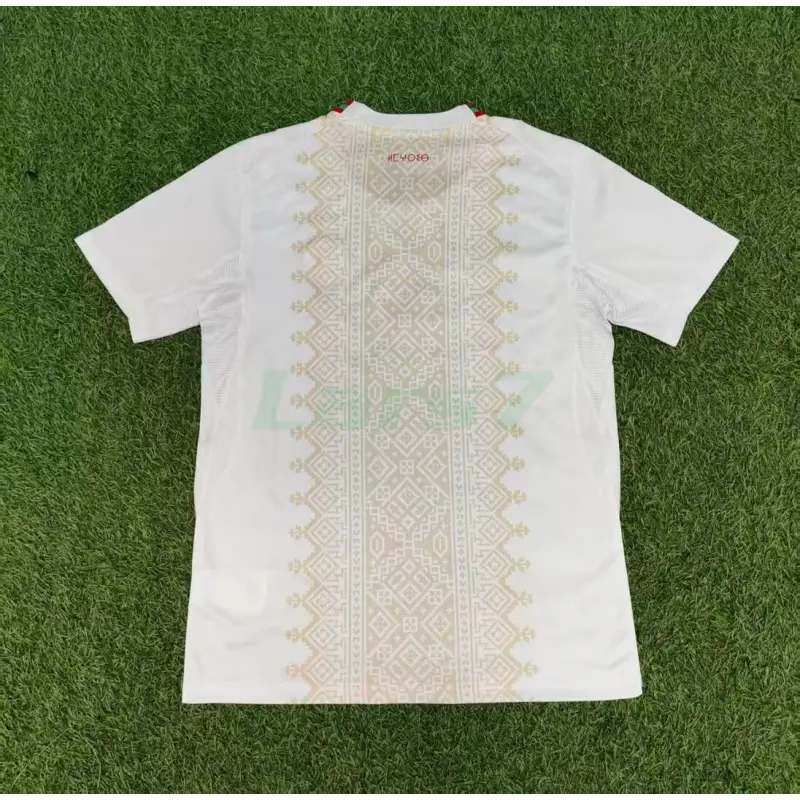 Camiseta Marruecos 2ª Equipación Mundial 2026 Blanco/Oro