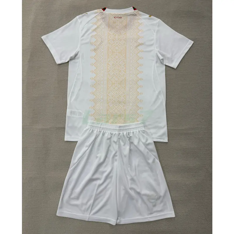 Camiseta Marruecos 2ª Equipación Mundial 2026 Blanco/Oro